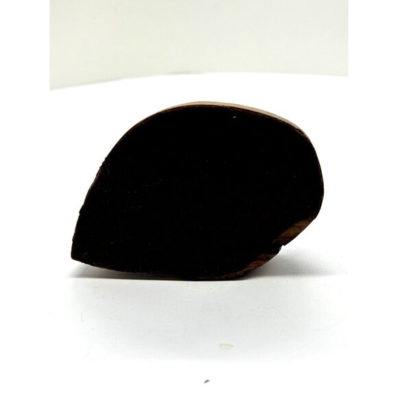 Brass Bronze Cast Metal Art Deco 8" Nude Statue Figurine Lady on Wood Base Vtg - Picture 13 of 15